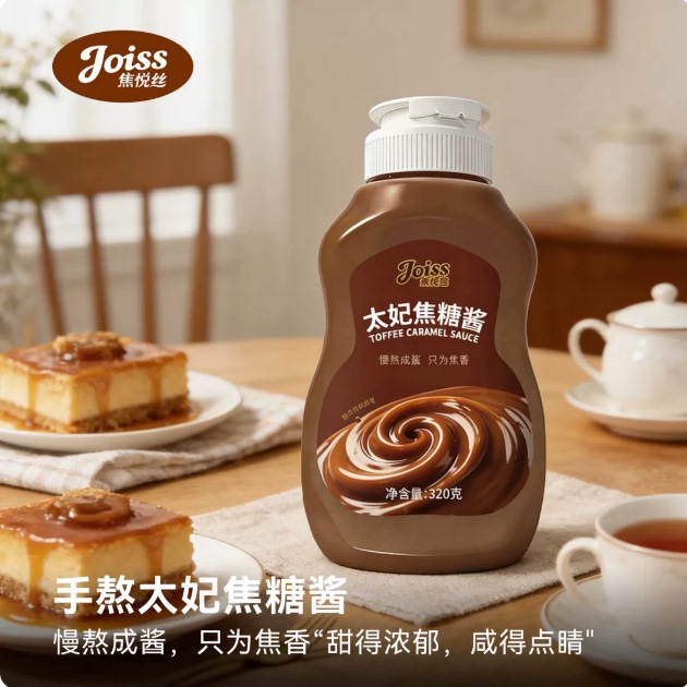 Jiao Yuesi Toffee Caramel Sauce Baked Goods Desserts Drinks Breakfast Chocolate Cake Rolls Bread Coffee Yogurt