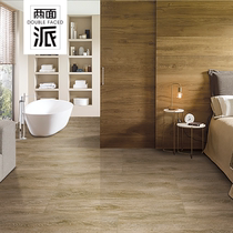 Living Room Imitation Solid Wood Large Slab Floor Tile Yang Light House Floor Brick Full House Through Paved All Porcelain Ground Floor Wood Wood Grain Brick