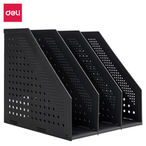Del 78995 multi-layer file rack foldable office shelf file holder two-piece triple quadruple data rack