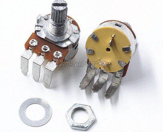 With switch potentiometer 148 type bent foot B500K table lamp dimming switch speed control switch potentiometer