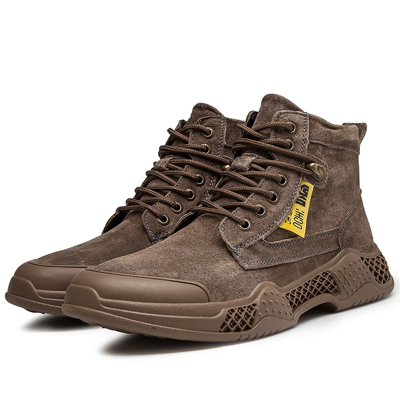 Locomotive Riding Shoes Men's Four Seasons Knight Waterproof Anticollision Locomotive Boots Martin boot High-cylinder cross-country bike shoes