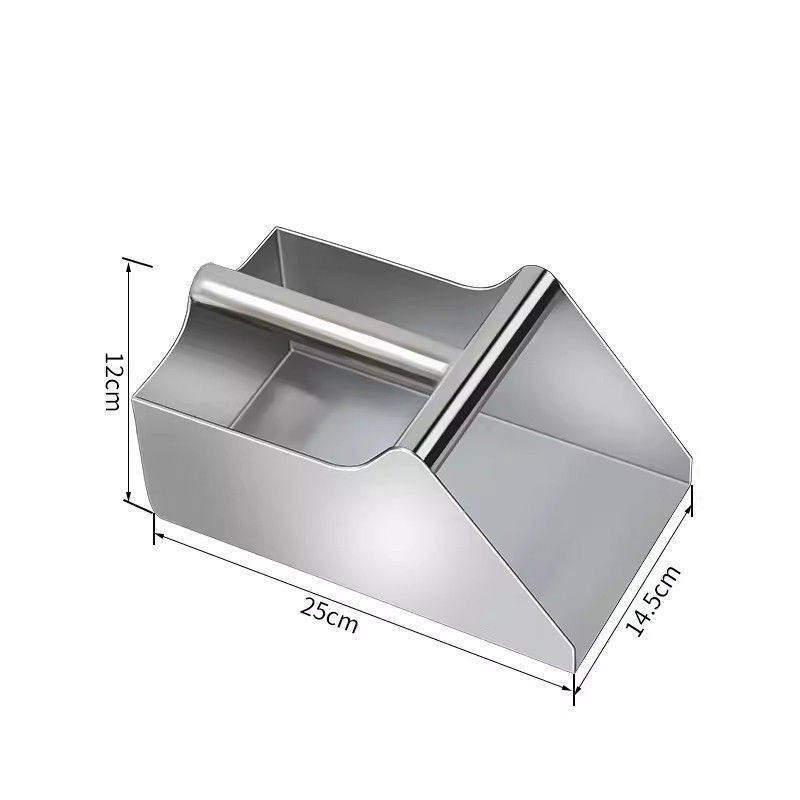 New Style Stainless Steel Dustpan, Thickened Dustpan, Desktop Trash Shovel, Universal Shovel for Food Factories and Laboratories