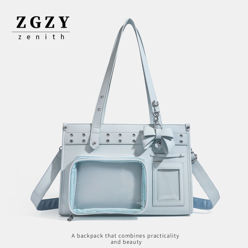 Zgzy Concert Hidden Compartment Bag with Stand, Crossbody Backpack, Large Capacity, Fan Support Bag for Wang Junkai
