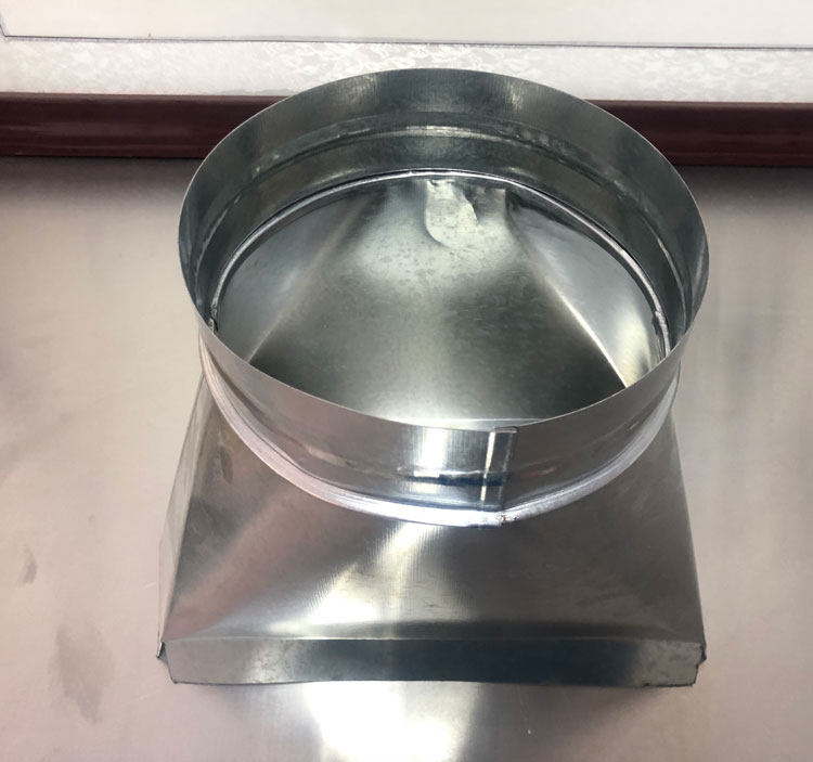 Smokeless grill truck diameter hose pipe extension