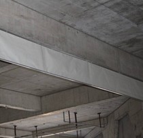 Double bobbuki type smoke-blocking pituitary wall stationary smoke-proof cloth smoke cloth fireproof cloth silicone cloth inorganic cloth