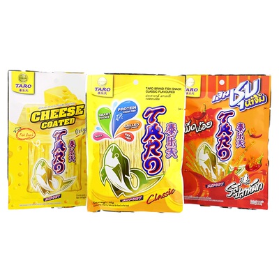 泰乐天泰国进口烤鱼丝*8包