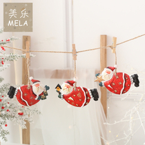 Lan Pavilion Preface resin snowman Angel Christmas tree pendant American retro Christmas decorations hanging