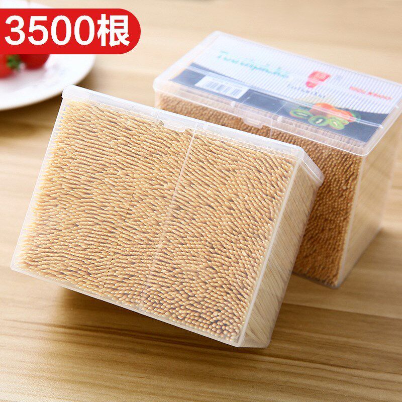 3500 disposable Home Loaded Bamboo Double Head Toothpicks Toothpicks Tools Domestic Bamboo fine Eating Fruit Bamboo Bamboo
