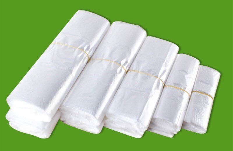 White Fruit Bags Plastic Bags Wholesale Disposable Bags With Food Convenience Packing Bags Plastic Bags Transparent