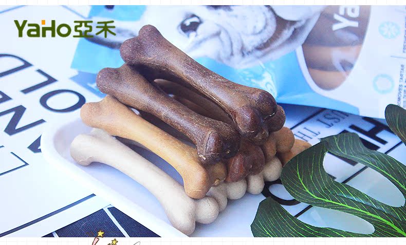 Yahe Jie xương răng nhỏ 30 răng chó mol que sạch răng chó con Teddy chó con chó con chó mol - Đồ ăn vặt cho chó hạt smartheart
