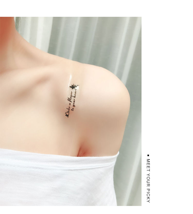 [Mua 2 tặng 1 miễn phí] Nhập Khẩu vô hình vành đai trong suốt dây đeo vai non-slip đồ lót với tattoo thư áo ngực dây đeo mùa hè