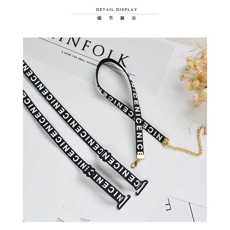 Mua 2 tặng 1 in dây đeo vai cổ áo hai mảnh móc áo lót rộng với đai thư hoang dã giản dị các mẫu dây áo lót 