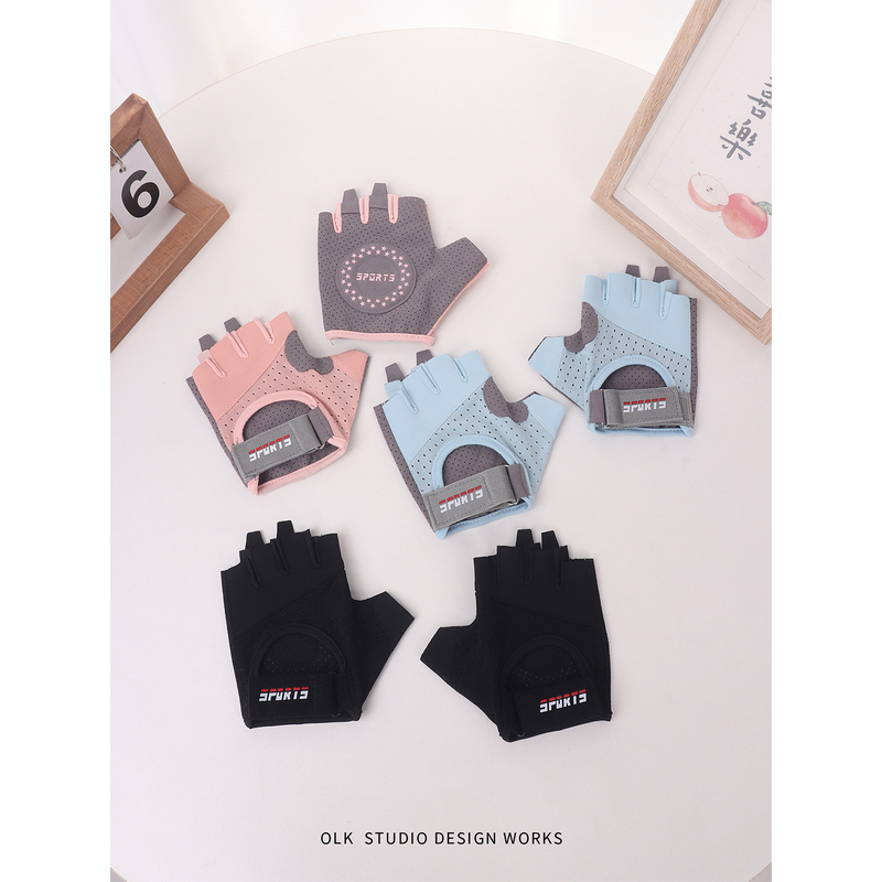 Fitness Gloves Half-Finger Cycling Yoga Wear-Resistant Non-Slip Thickened Silicone Shock-Absorbing Weightlifting Frisbee Outdoor Sports Cycling Fitness Gloves Half-Finger Cycling Yoga Wear-Resistant Non-Slip Thickened Silicone Shock-Absorbing Weightlifting Frisbee Outdoor Sports Cycling