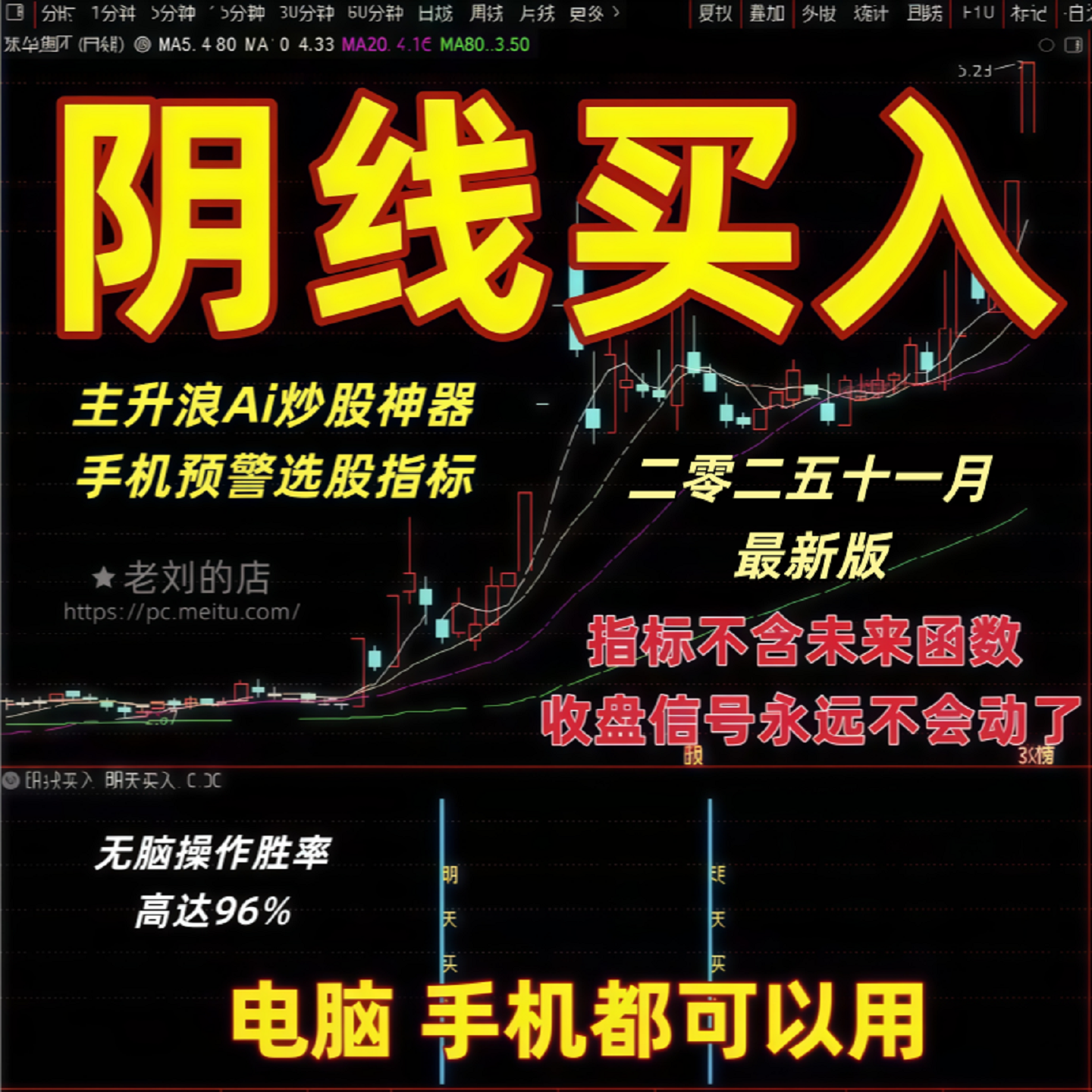 2025年这玩意真能靠“阴线买入”月入10万？19块8的AI选股神器是智商税还是真神迹？_ai手机_淘宝数码网