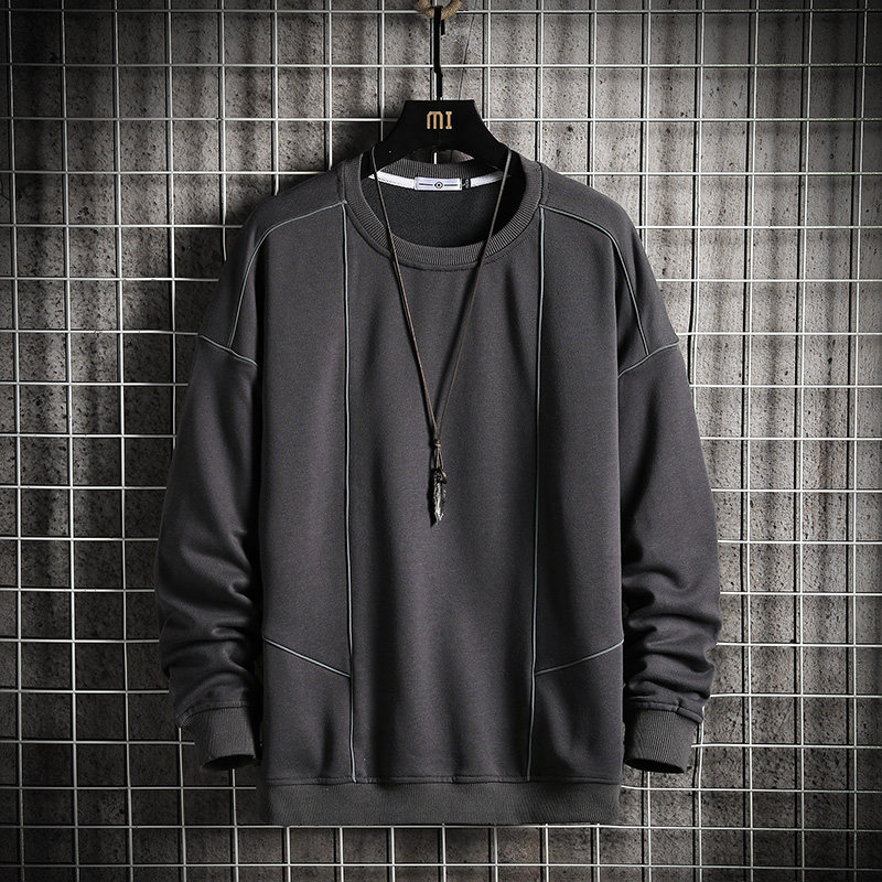 Sweater men's tide ins spring and autumn round neck pullover 2021 new trend brand trend spring thin jacket