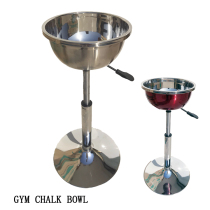 Gymnastics Magnesium Powder Rack Magnesium Powder Box Adjustable Height Non-slip Powder Container Stainless Steel Base Stainless Steel Container Basin