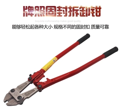 Car row photo buckle removal tool Remove anti-theft screws nut pliers License plate solid seal buckle pliers Auto repair tools