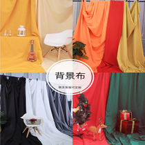 Morandi photo background cloth ins Internet celebrity live broadcast shooting props wedding curtain dessert table cloth studio exhibition