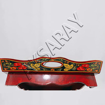 Lawula ethnic characteristics strawberry pattern wooden tray tea tray red wooden tray household mini portable