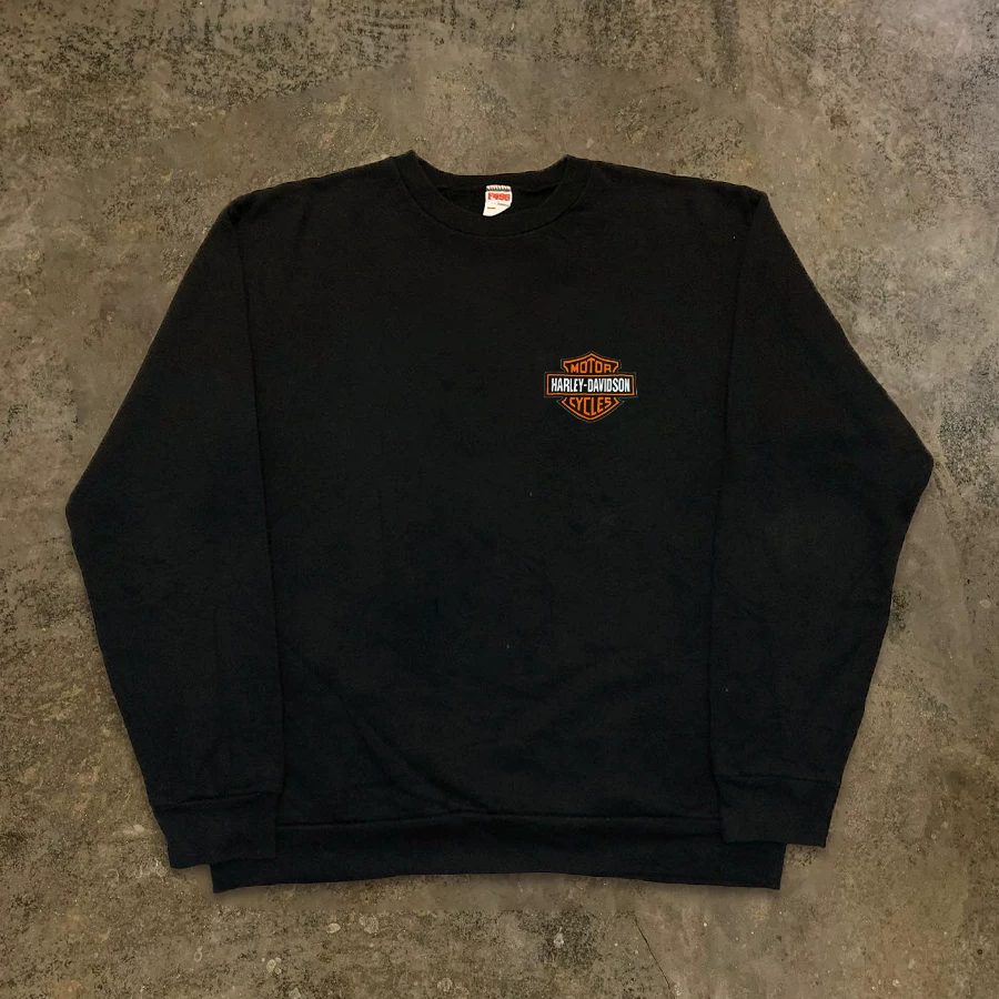BOMBA STUDIO Американский тренд на мотоциклетном стиль шрифт oversize West Coast модный бренд с круглым воротом, толстый хлопок, обет street