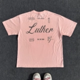 Хлопковая ретро футболка с коротким рукавом, 250 грамм, в американском стиле