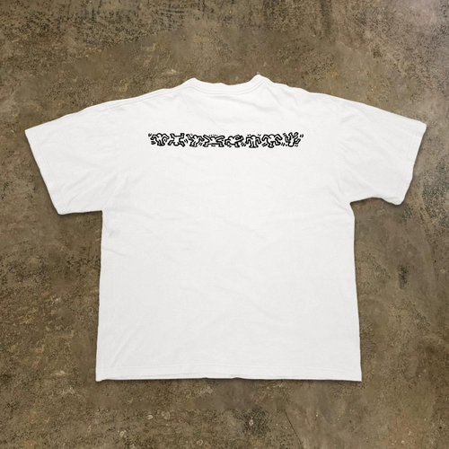 Bomba Studio Keith Haring Keshalin Simple -Short -sleeved T -Fish Пара модель нишевая карта прилив