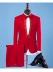 Suit 2018 nam thanh niên mới chủ nhà sequin trang phục ca sĩ trang phục phù hợp với trang phục lễ cưới quần nam ống rộng Suit phù hợp