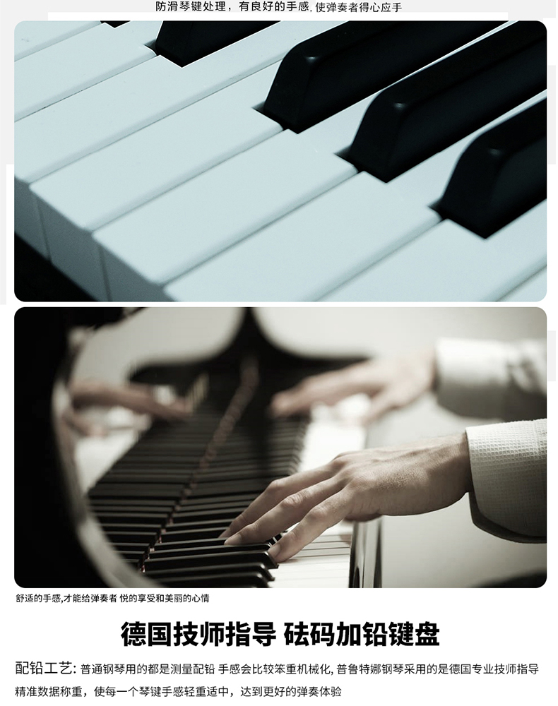 Đức Pluttna W-200 đàn piano cổ điển màu gỗ thẳng đứng chuyên nghiệp chơi đàn piano cao cấp - dương cầm cdp s100