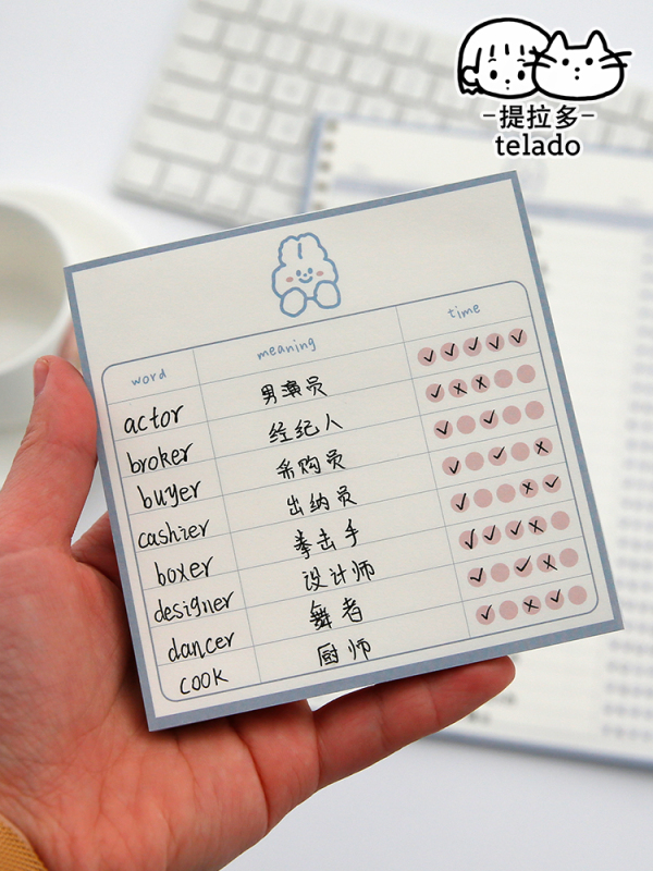 新しい到着 創意簡単insかわいい手帳とカードを押すと英語で単語を暗記しますノートは学生用に携帯します ラベル ステッカー カラー Todo本 小 Todo本 小 Emiralia Com