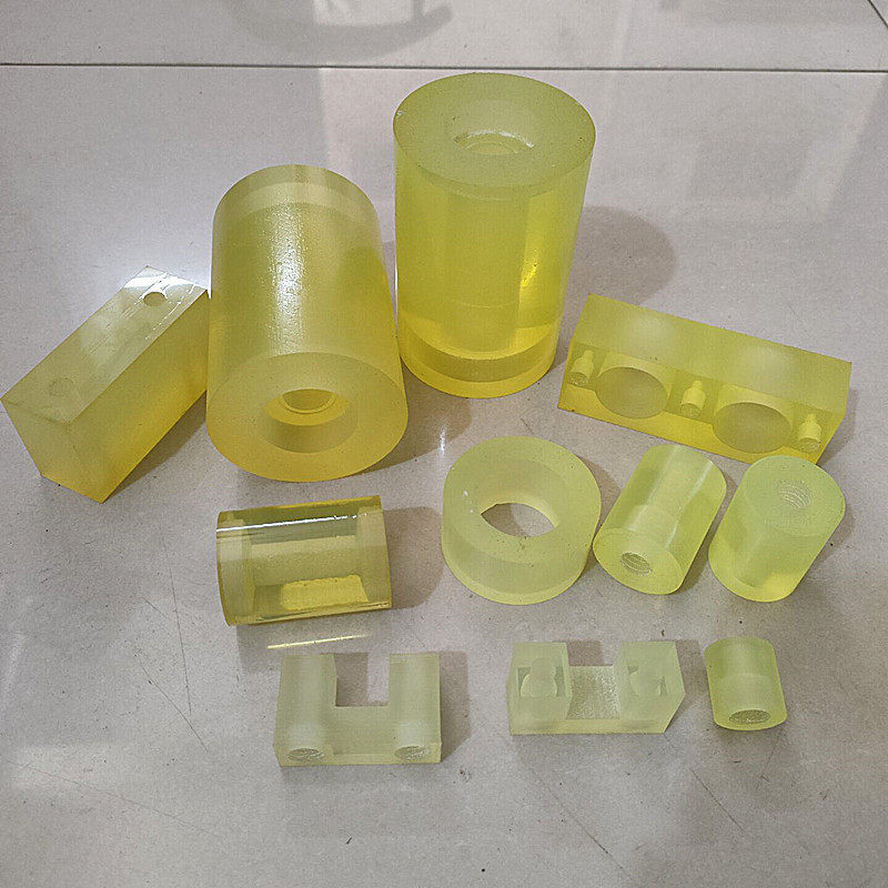 Custom-made machined polyurethane bar Anti-shock cushioning Wearable gasket YouLi Rubber Gluten Rubber PU Block Zero Cut