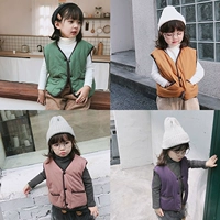 Áo thun trẻ em cộng với chất liệu cotton màu phiên bản Hàn Quốc của nam và nữ áo ấm cho bé áo khoác cho bé