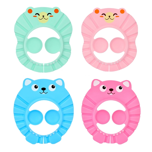 Детская шапочка для мытья головы, детское водонепроницаемое средство детской гигиены, шампунь для раннего возраста, шапочка для волос, регулируемая шапочка для душа, защита ушей