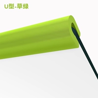 U-образный зеленый