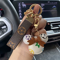 Золотая кожаная веревка+белая голова Микки