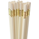 Dr. Chopsticks ivory white household chopsticks new high-end hotel commercial chopsticks high temperature resistant non-mold imitation bone china chopsticks