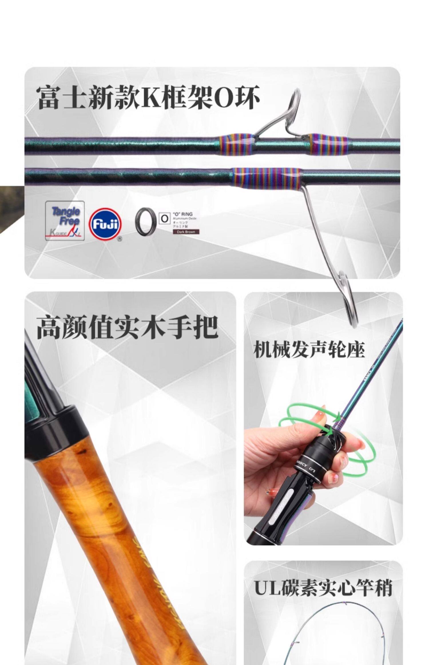 Дорожные суб -полюсный 钓迷蘭溪实木微物路亚竿杆马口竿富士导环f快调直柄枪柄升级版 Fishingfans