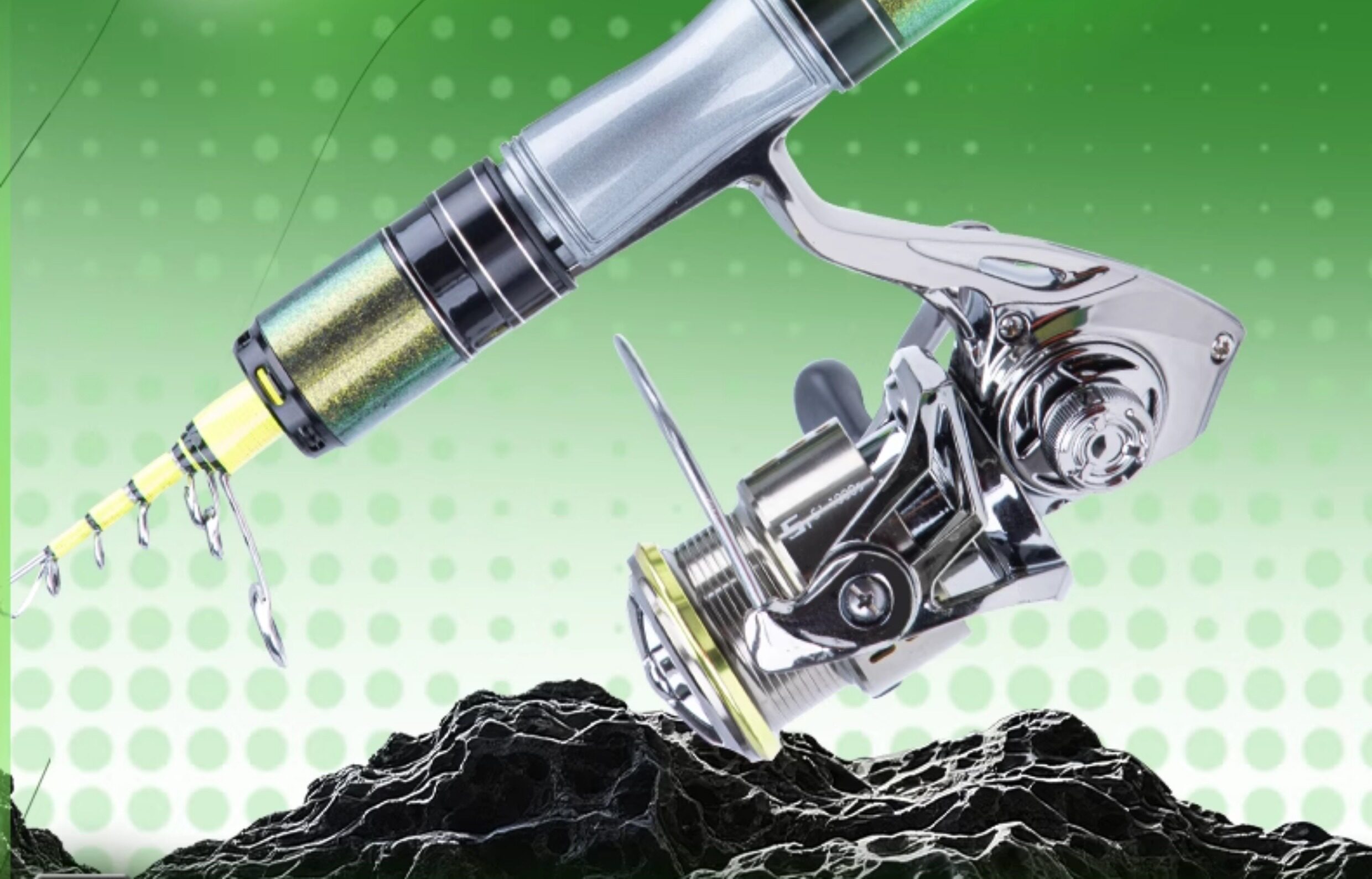 Дорожные суб -полюсный 钓迷快鲨超短节伸缩路亚竿全套ml泛用杆钛合金稍可携式旅行鱼竿套装 Fishingfans