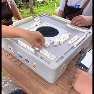 Vasizi mini mahjong card no power mahjong столовая машина для проездной общежития портативный воробей на открытом воздухе Маджонг кемпинг
