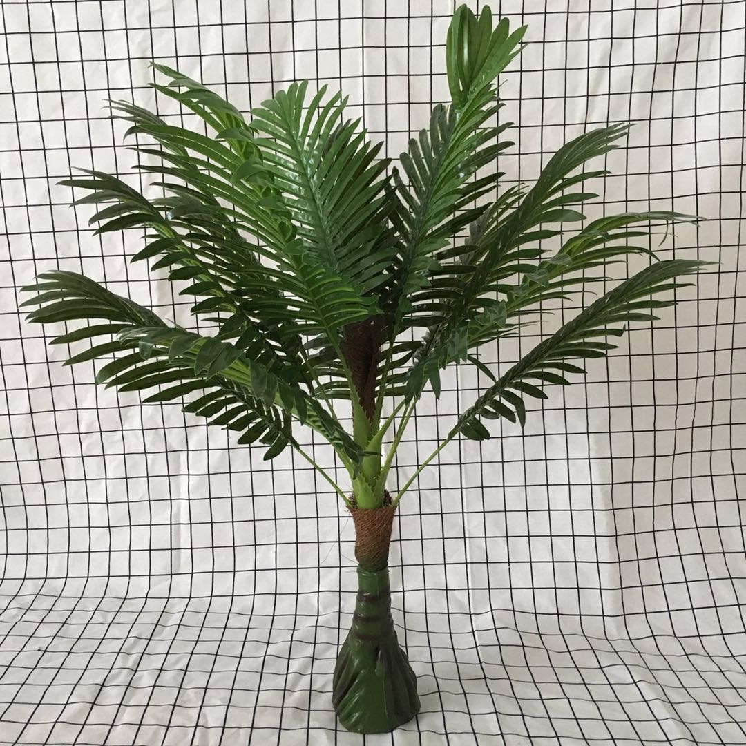 New photography props simulation green plant coconut tree landing potted fake tree bonsai green plant ornaments