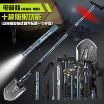 German sapper shovel Manganese steel outdoor multi-functional military special forces Military folding military version of the original shovel vehicle