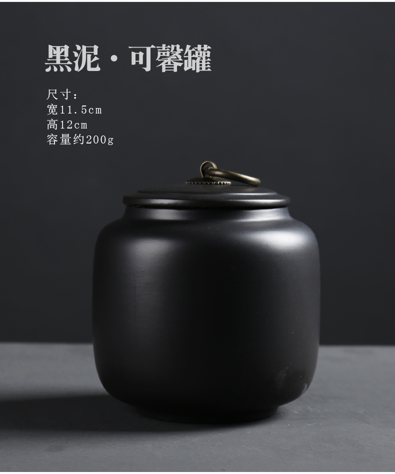 ZongTang violet arenaceous caddy fixings seal pot size box storage POTS ceramic tea pot to restore ancient ways