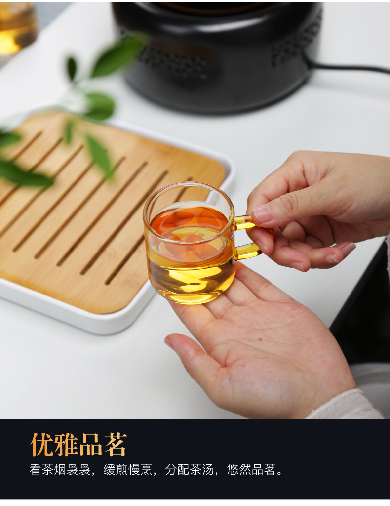 Boiling tea ware glass household electric teapot TaoLu boiled tea stove white tea tea steamer steam heat steam suits for the teapot