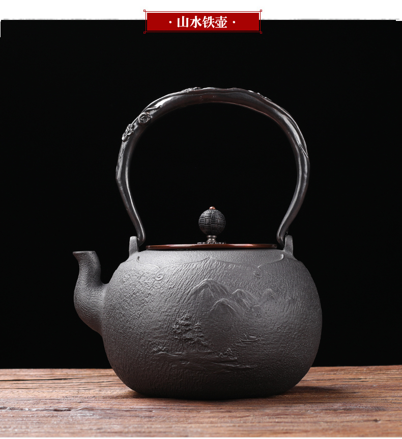 ZongTang iron pot of cast iron teapot tea kettle imitation in southern Japan boiling tea machine electricity TaoLu half a hand