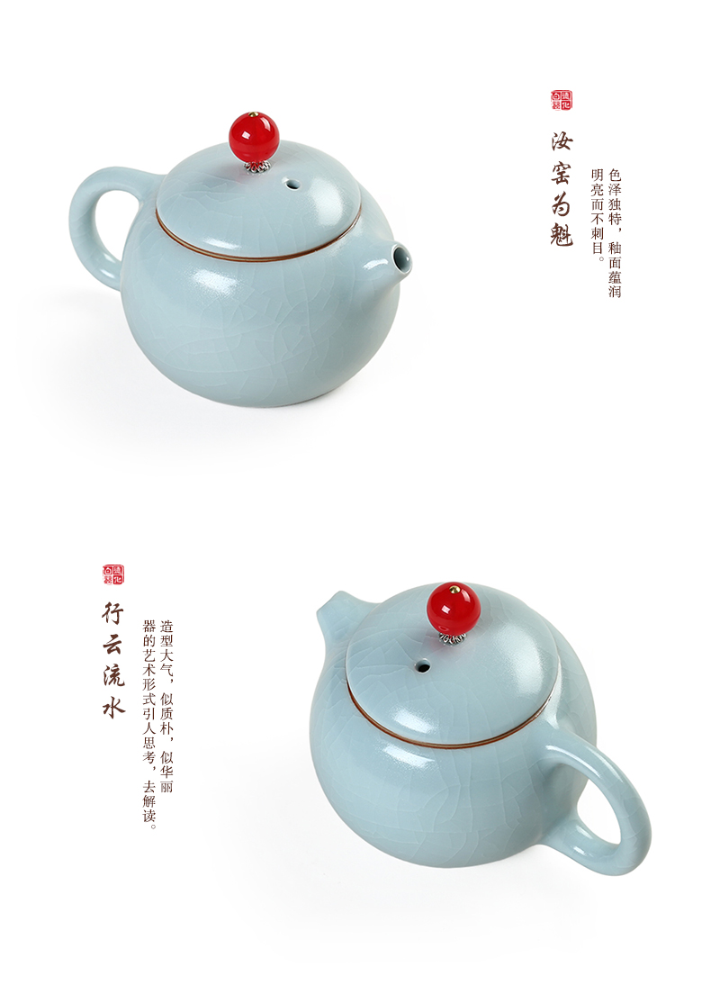 ZongTang to yet your up ceramic tea set little teapot bag mail on your porcelain kung fu tea tea teapot 's beauty