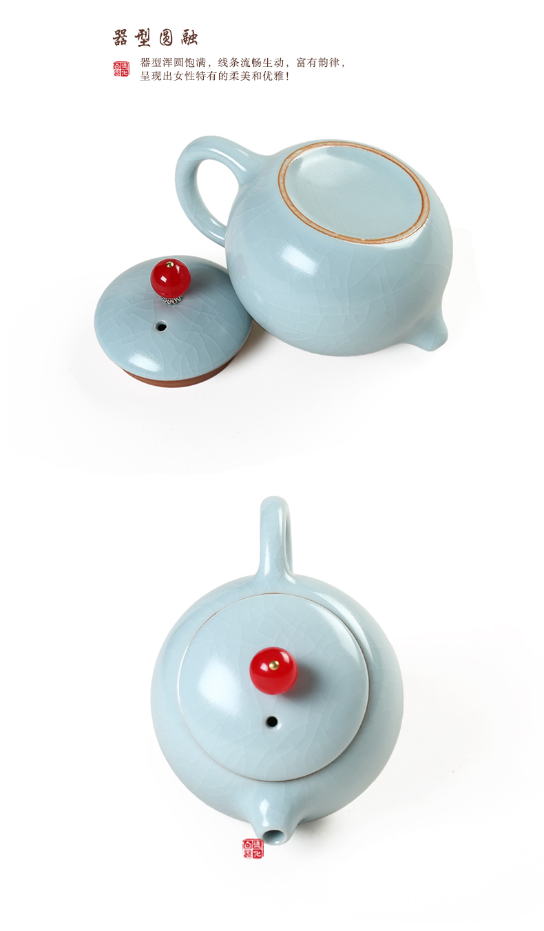 ZongTang to yet your up ceramic tea set little teapot bag mail on your porcelain kung fu tea tea teapot 's beauty