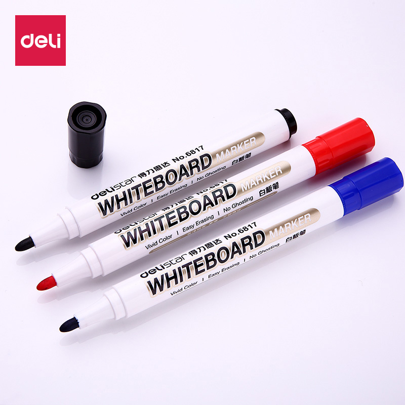 Able White Board Pen Water-based Erasable White Board Pen Red Blue Black Blackboard Writing Pen Children Drawing Board Pen