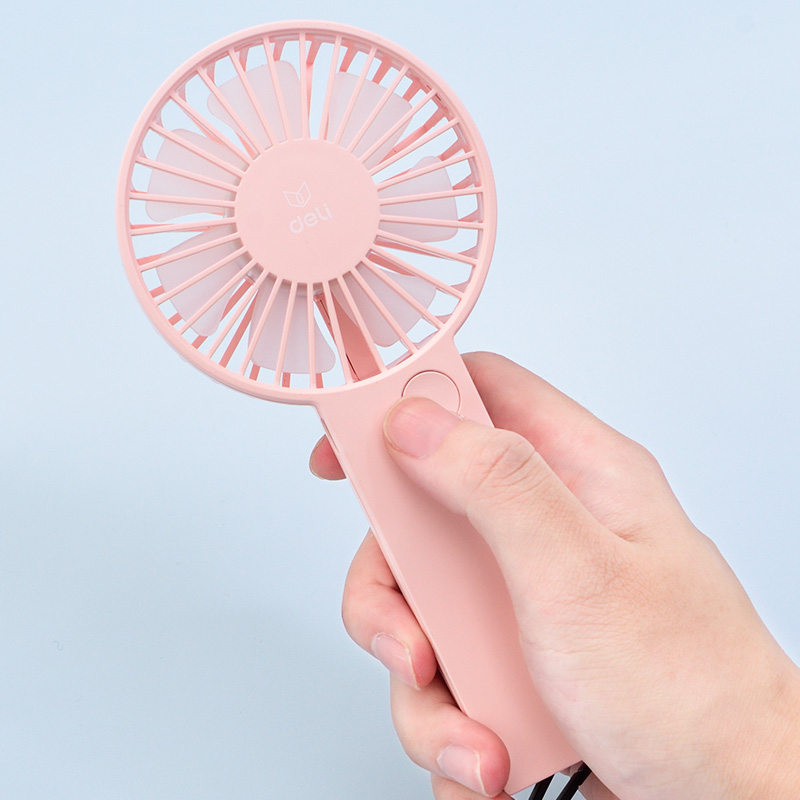 Powerful small fan portable cute usb rechargeable hand-held fan student hand-held fan