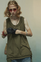 UMAMIISM 19SS summer 3-color sleeveless loose and thin round neck hollow woven vest men and women with the same trend