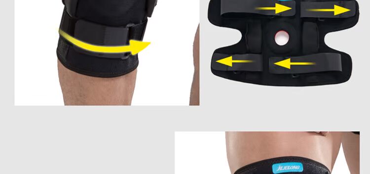 Meniscus chuyên nghiệp thể thao chạy miếng đệm đầu gối nam bóng rổ thiết bị bóng đá thể dục bảo vệ đầu gối chấn thương squat sơn mài băng đầu gối tập nhảy