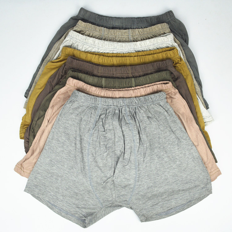 Modal quần short trung niên quần short boxer nam mùa hè cộng với phân bón XL cao eo vuông chất béo quần short shop đồ lót nữ gần đây